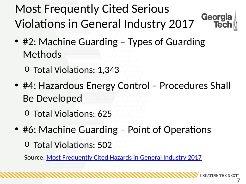 Introduction to MACHINE GUARDING Introduction to - slide 7 of 19