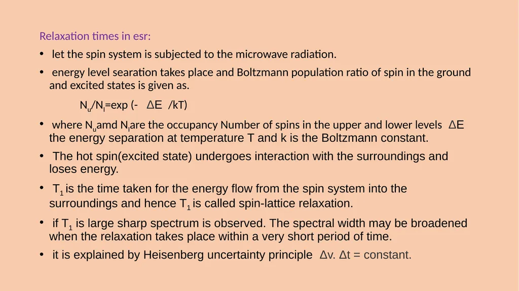 ZERO FIELD SPLITTING IN ESR SPECTROSCOY Name of - slide 2 of 21