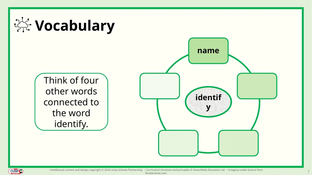 1 CUSP Science Revisit lesson Grade 3 Biology - slide 7 of 19