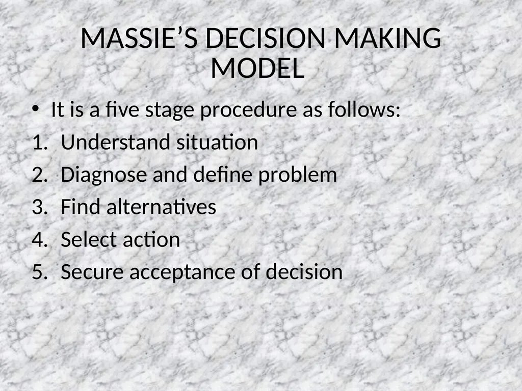 Presentation on DECISION MAKING INTRODUCTION - slide 29 of 67