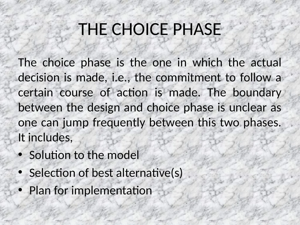 Presentation on DECISION MAKING INTRODUCTION - slide 23 of 67