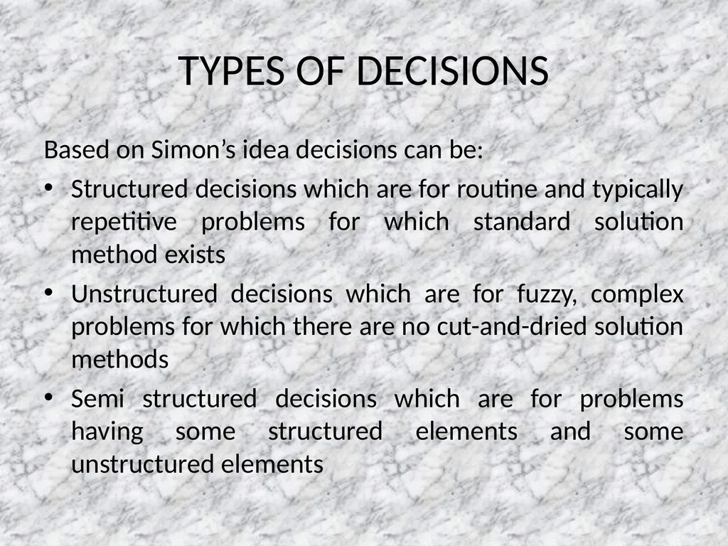 Presentation on DECISION MAKING INTRODUCTION - slide 3 of 67