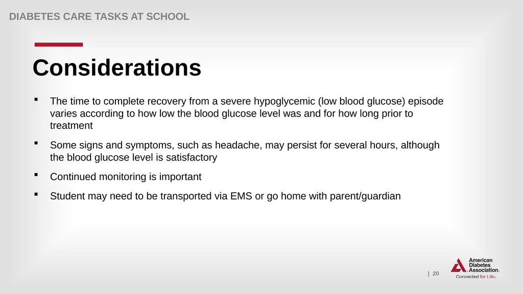 What Key Personnel Need To Know GLUCAGON - slide 20 of 25