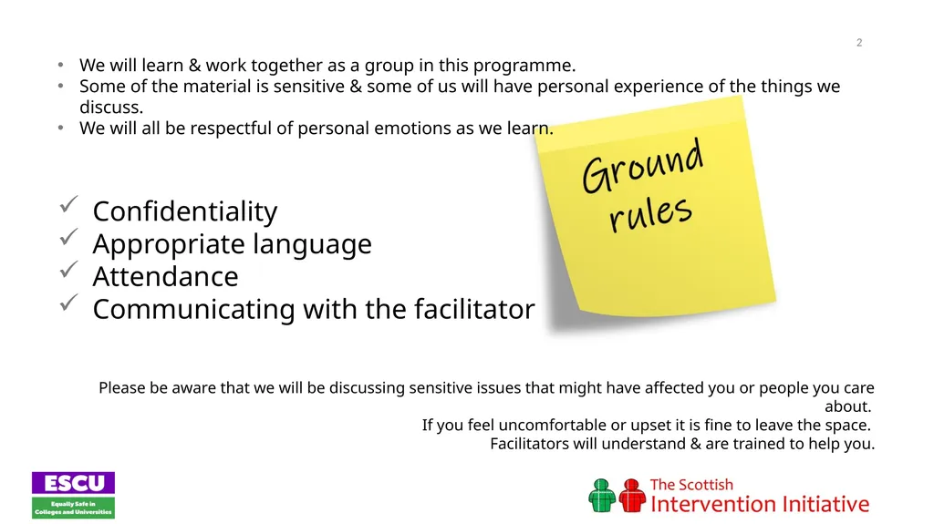 Session 1: Introducing the Bystander The Scottish - slide 2 of 20
