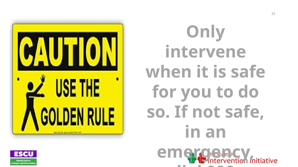 Session 1: Introducing the Bystander The Scottish - slide 12 of 20