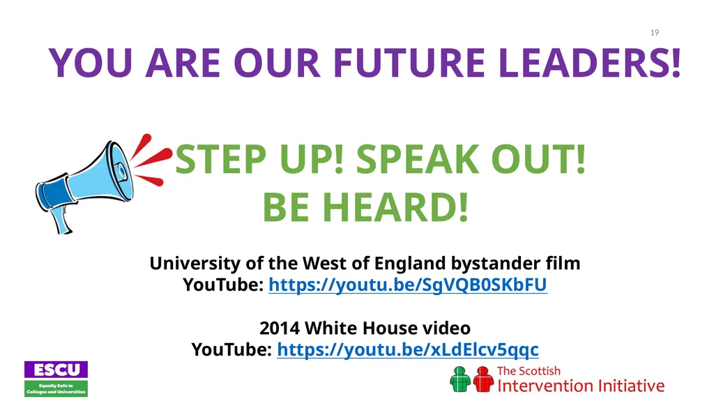 Session 1: Introducing the Bystander The Scottish - slide 19 of 20