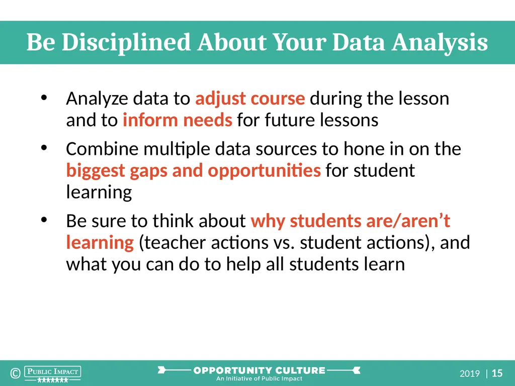 Reach Associates: Using Data to Drive Instruction - slide 15 of 26