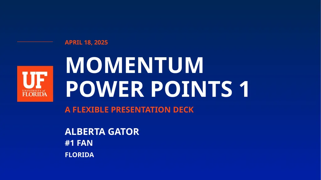 APRIL 18, 2025 MOMENTUM POWER POINTS 1 A FLEXIBLE - slide 1 of 45