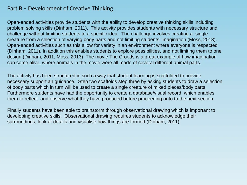 Crazy Critters Part A Step 1 Step 2 Part B - slide 4 of 11