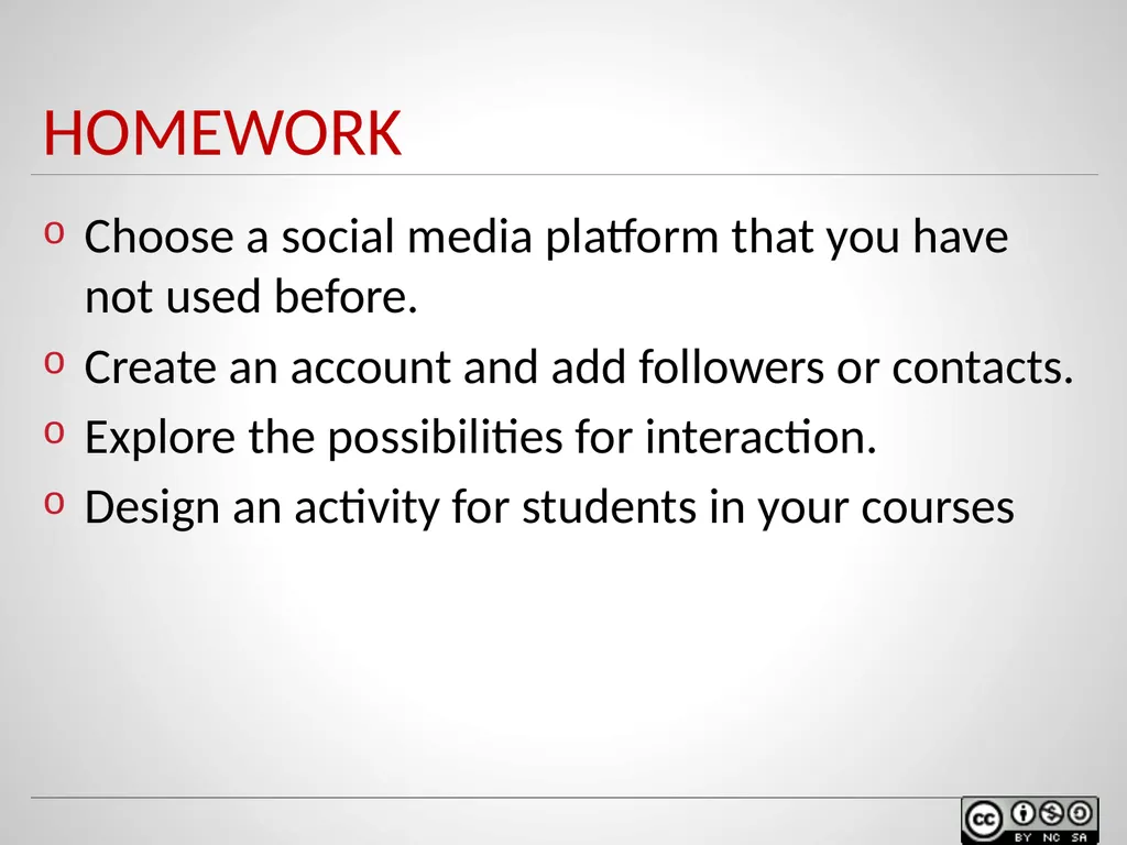 SOCIAL MEDIA IN TEACHING AND LEARNING WELCOME - slide 37 of 40