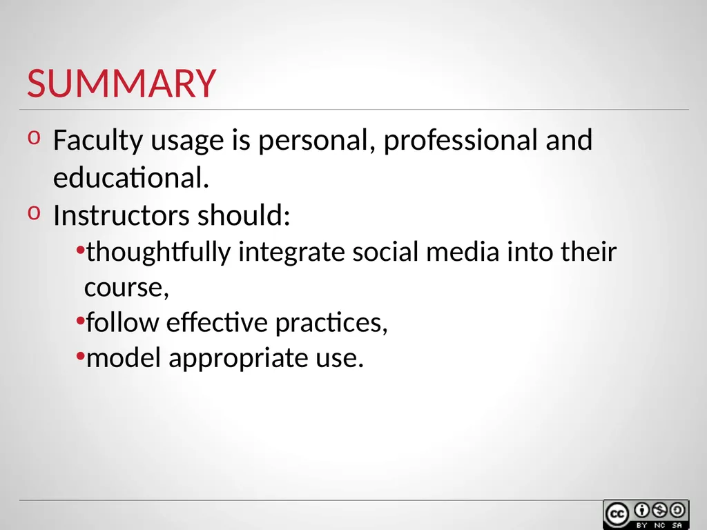 SOCIAL MEDIA IN TEACHING AND LEARNING WELCOME - slide 36 of 40