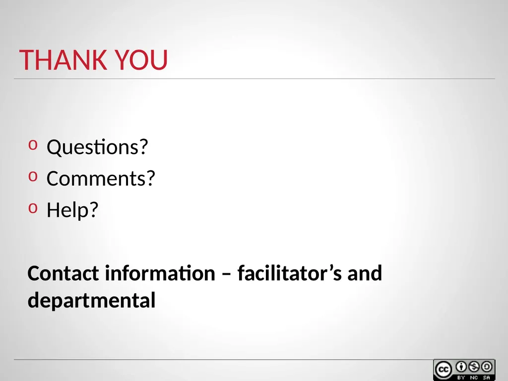 SOCIAL MEDIA IN TEACHING AND LEARNING WELCOME - slide 38 of 40