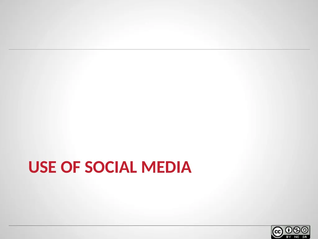 SOCIAL MEDIA IN TEACHING AND LEARNING WELCOME - slide 22 of 40