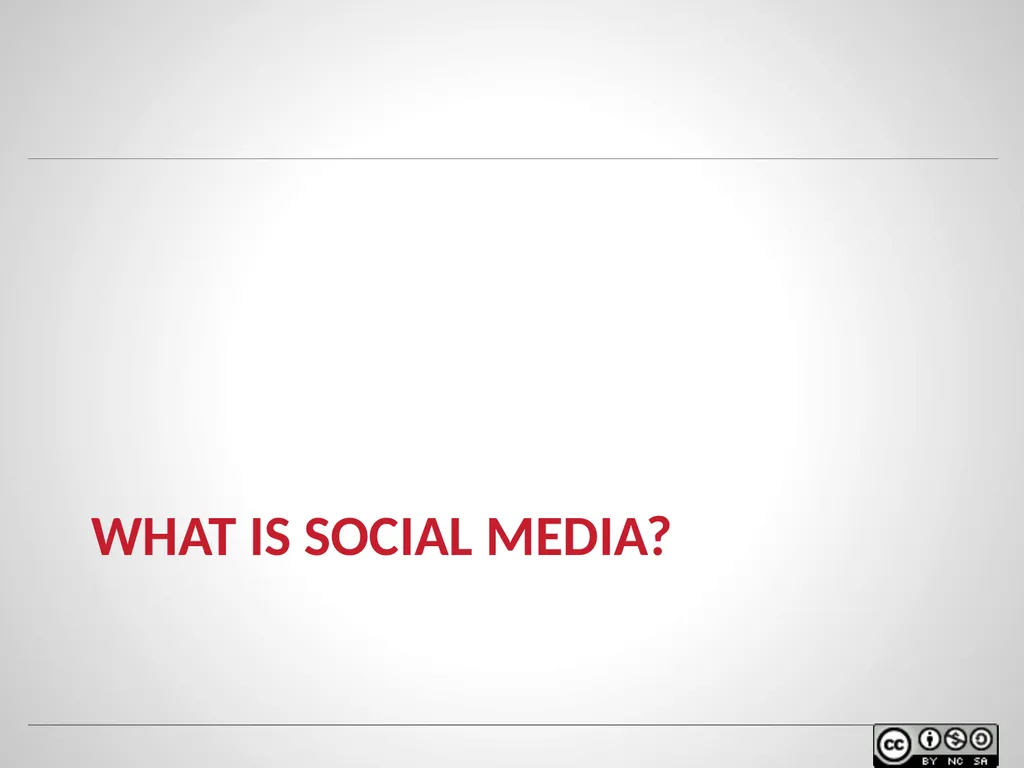 SOCIAL MEDIA IN TEACHING AND LEARNING WELCOME - slide 5 of 40