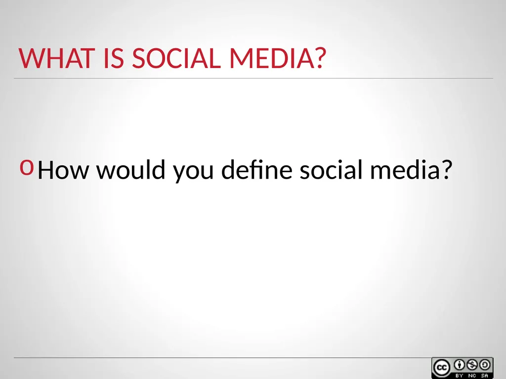 SOCIAL MEDIA IN TEACHING AND LEARNING WELCOME - slide 6 of 40