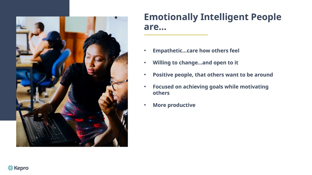 Emotional Intelligence: A Guide to How it Works - slide 21 of 26