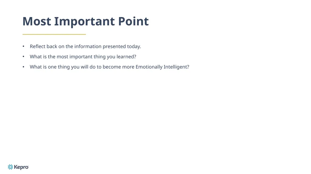 Emotional Intelligence: A Guide to How it Works - slide 23 of 26