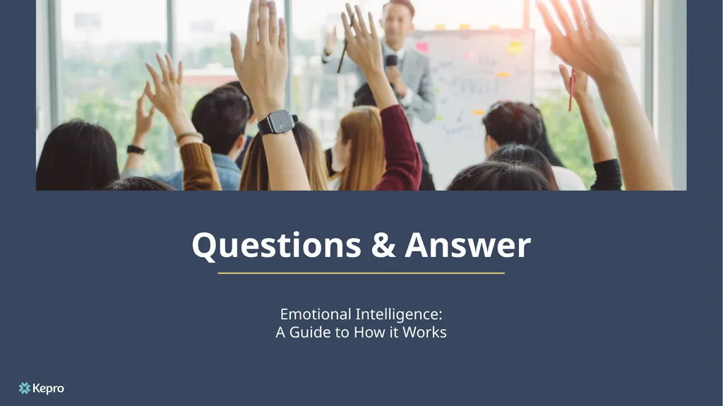 Emotional Intelligence: A Guide to How it Works - slide 26 of 26