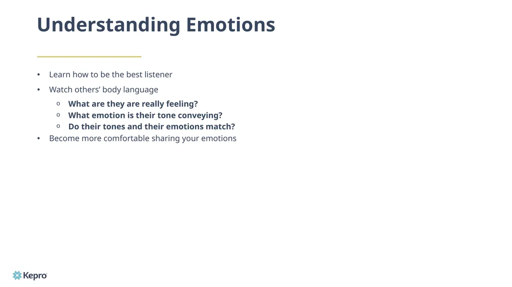 Emotional Intelligence: A Guide to How it Works - slide 13 of 26