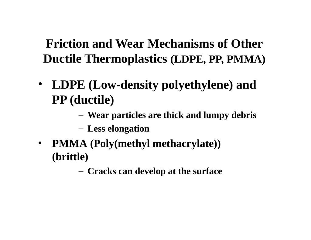 MET377 Surface Engineering Tribology What is - slide 34 of 41