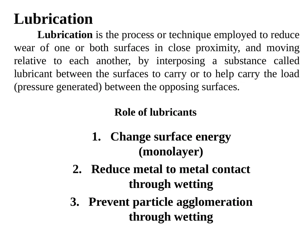 MET377 Surface Engineering Tribology What is - slide 14 of 41