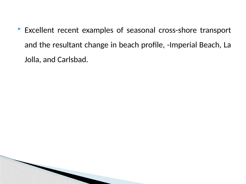 COASTAL PROCESSES By Krishnaprasad V N M090160CE - slide 36 of 44