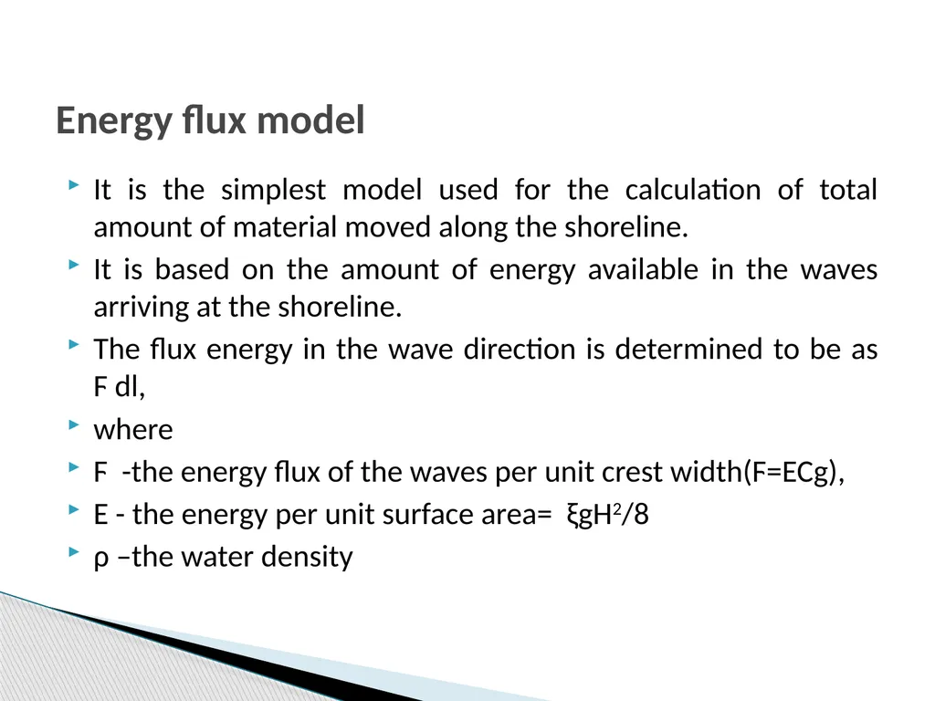 COASTAL PROCESSES By Krishnaprasad V N M090160CE - slide 21 of 44