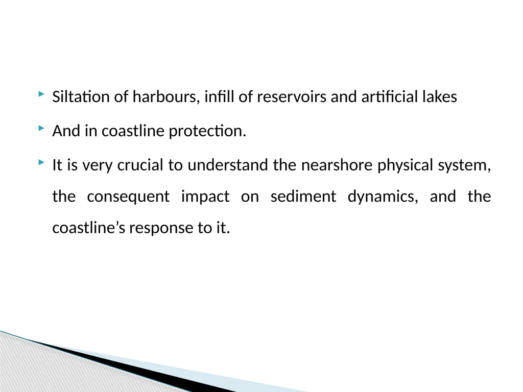 COASTAL PROCESSES By Krishnaprasad V N M090160CE - slide 41 of 44