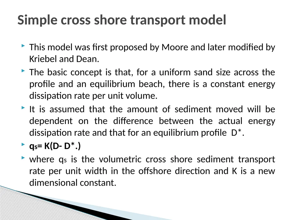 COASTAL PROCESSES By Krishnaprasad V N M090160CE - slide 32 of 44