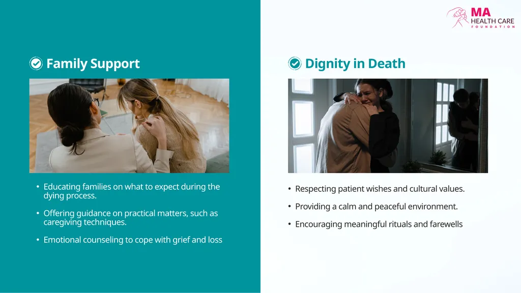 CARE OF DEATH & DYING PATIENT Guidelines, - slide 6 of 10