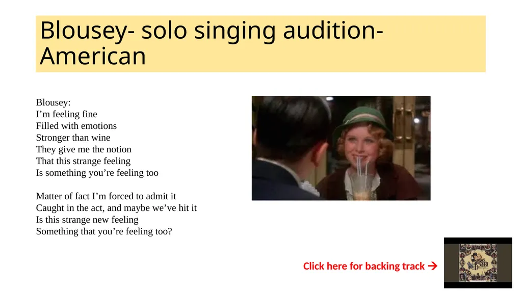 In this audition pack, you can see a number of - slide 9 of 28
