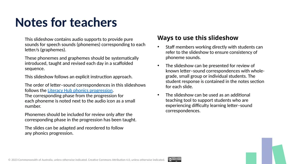 Phonemes and graphemes Daily review Instructions - slide 2 of 101
