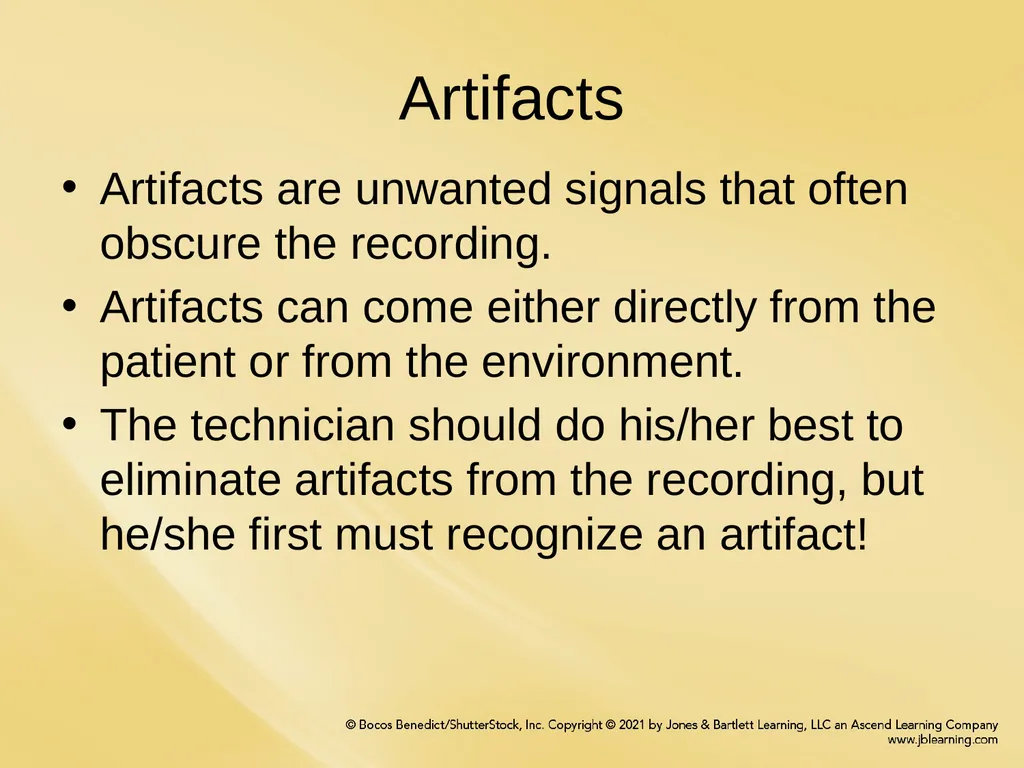 Chapter 8 Artifacts and Troubleshooting Chapter - slide 4 of 19