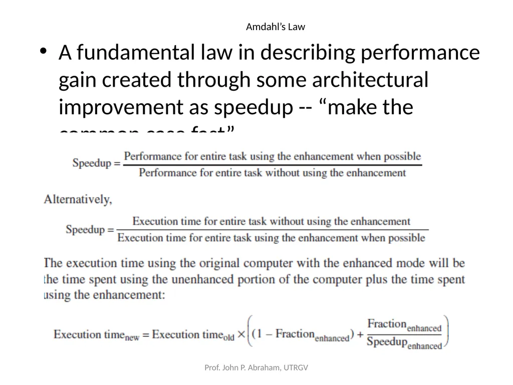 Stack Architecture Dr. John Abraham Professor - slide 41 of 58
