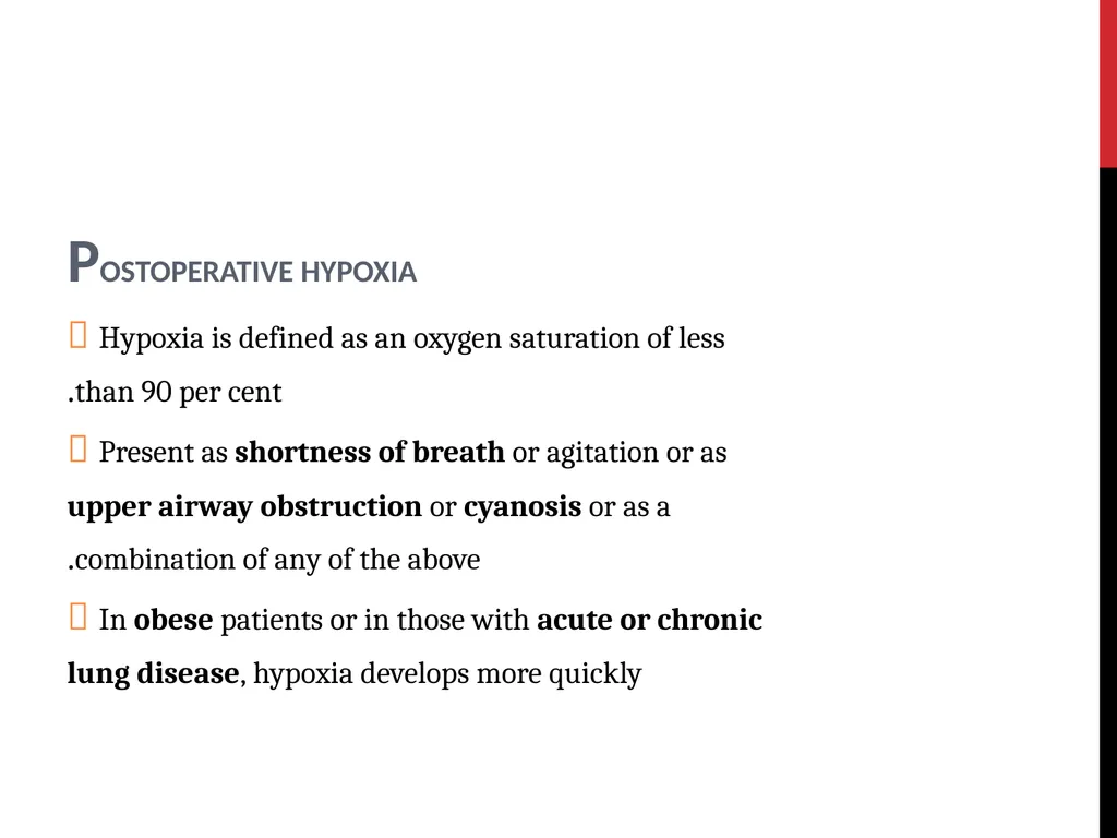 Post operative complications and their management - slide 17 of 51