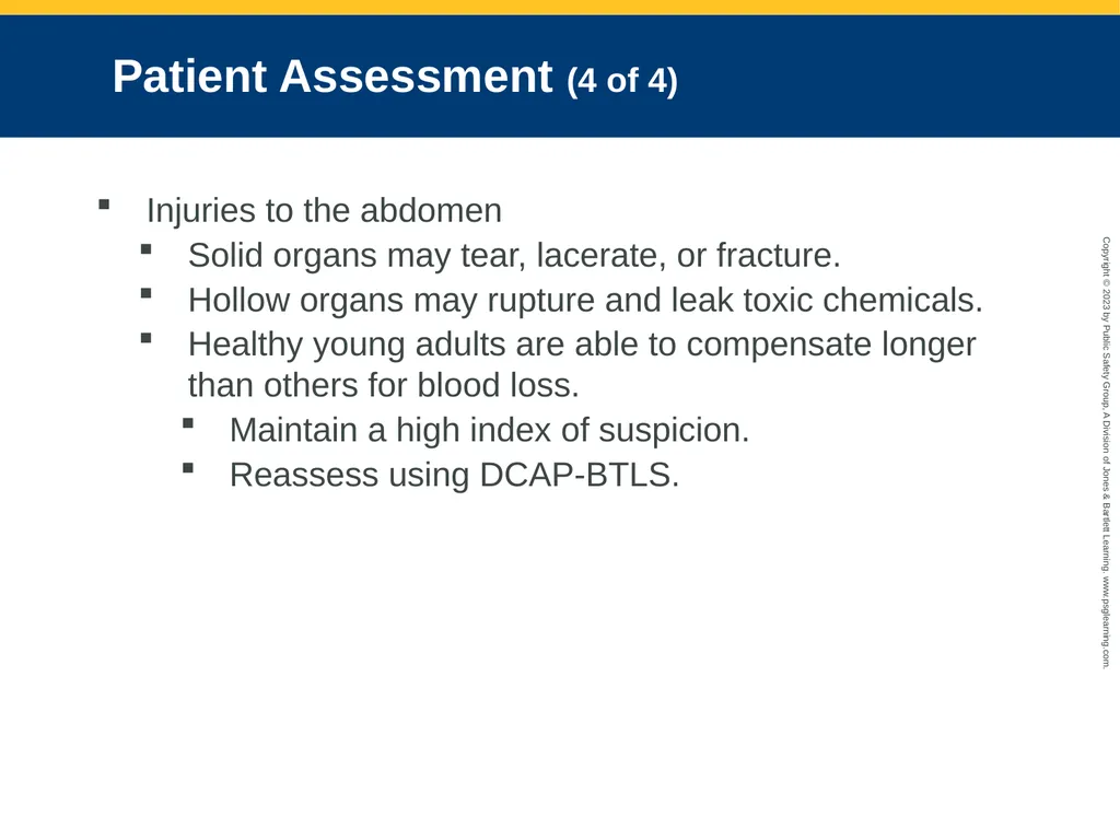 Trauma Overview CHAPTER 26: Focused Lecture - slide 39 of 45