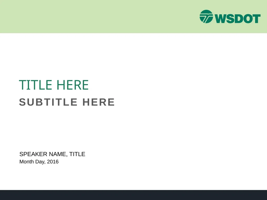 TITLE SLIDE The slide directly below this “Quick - slide 2 of 2