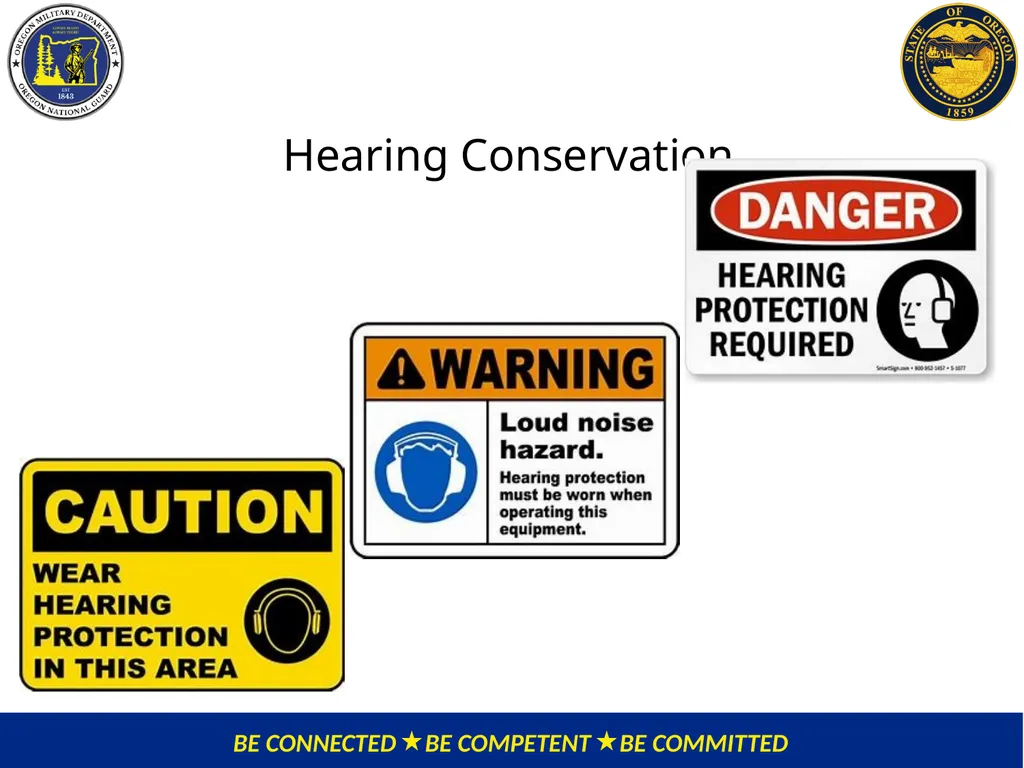 OMD Safety Policy Training HEARING CONSERVATION - slide 2 of 30