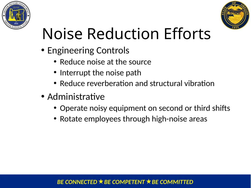 OMD Safety Policy Training HEARING CONSERVATION - slide 15 of 30