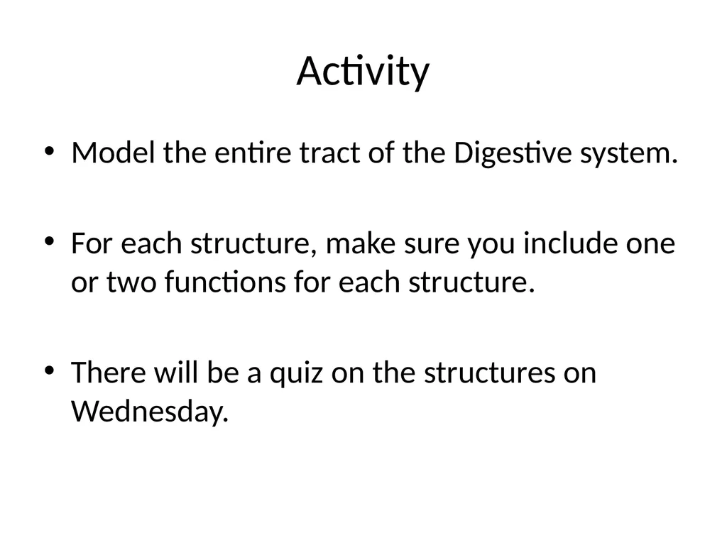 Digestive System How is food used for fuel? - slide 23 of 34
