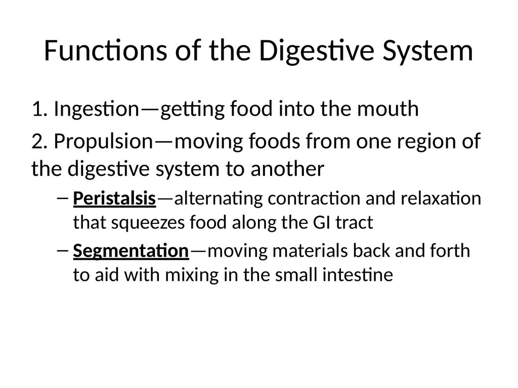Digestive System How is food used for fuel? - slide 2 of 34