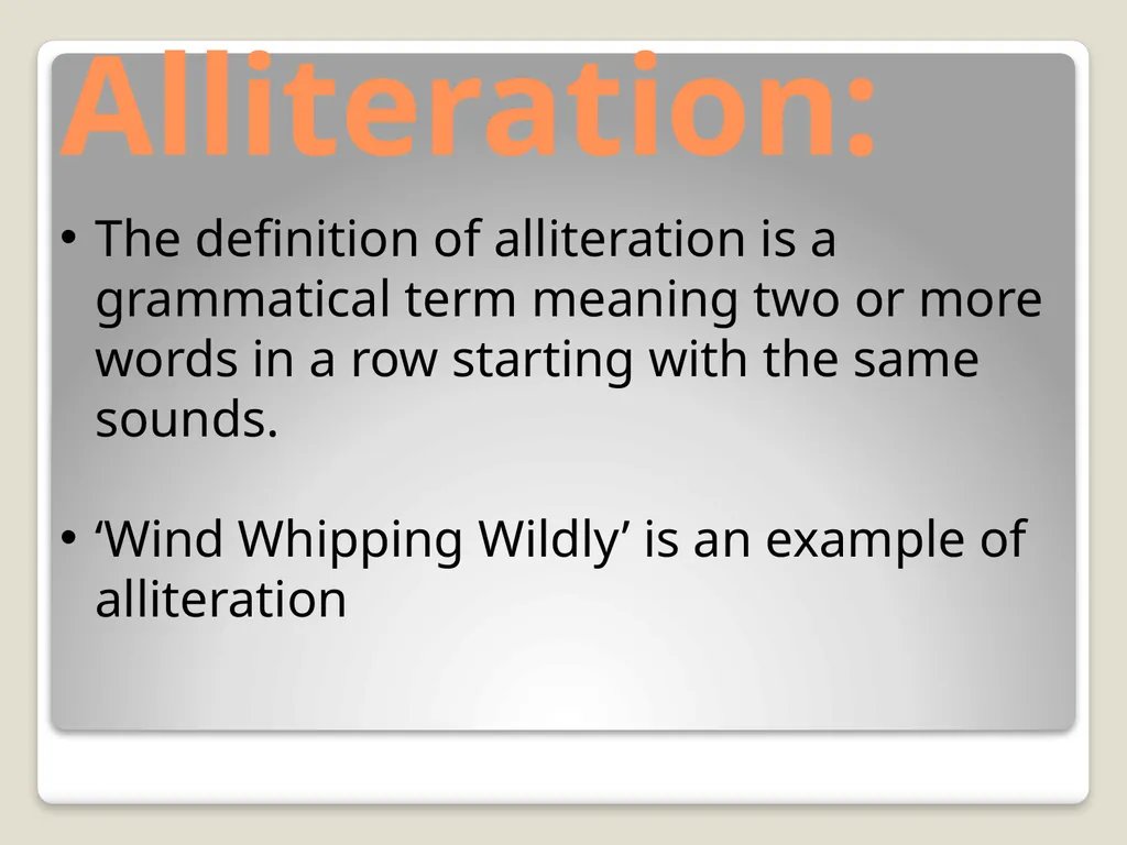 SOAPAIMS Similes: Similes use the words ‘like’ or - slide 4 of 9