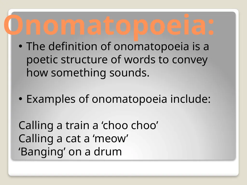 SOAPAIMS Similes: Similes use the words ‘like’ or - slide 3 of 9