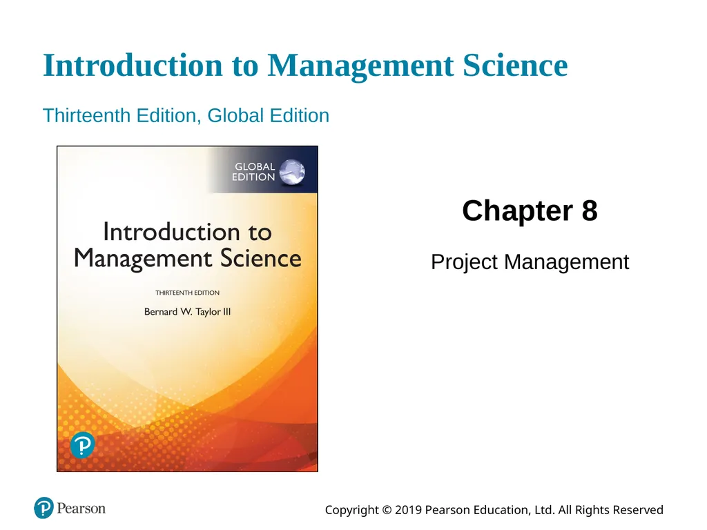 Introduction to Management Science Thirteenth - slide 1 of 94