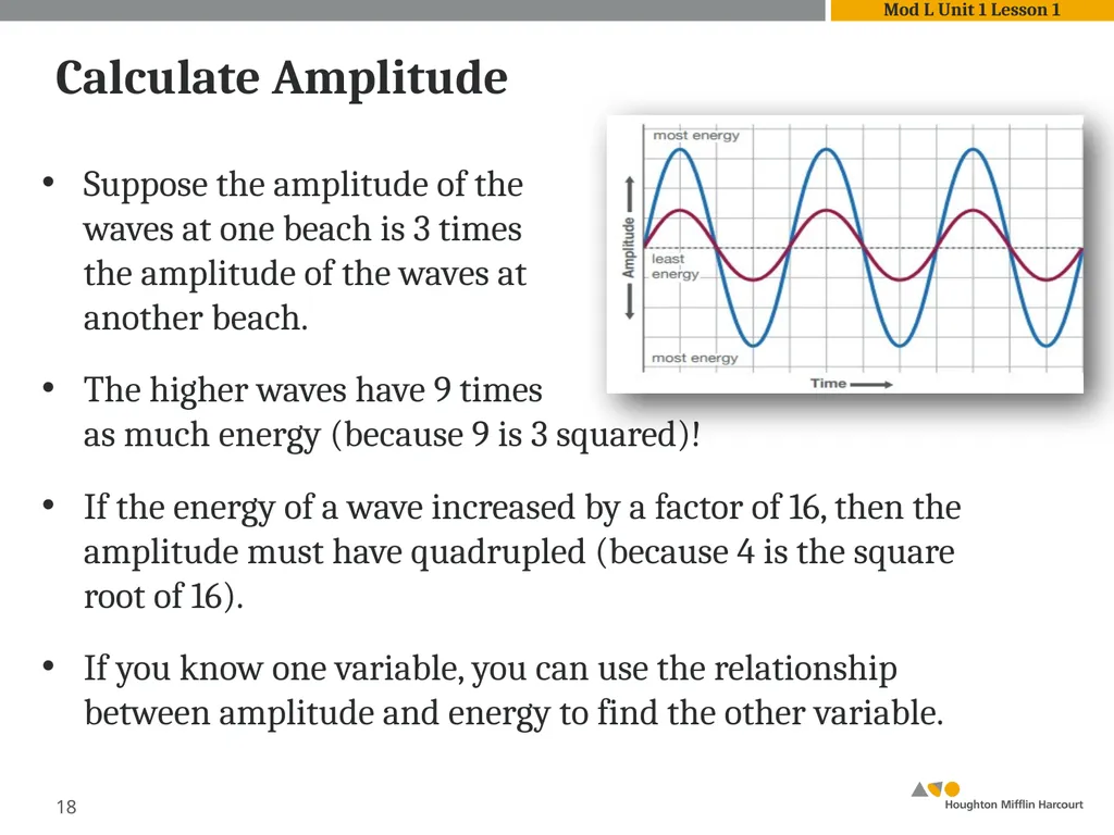 Module L Unit 1: Waves Lesson 1: Introduction to - slide 18 of 18