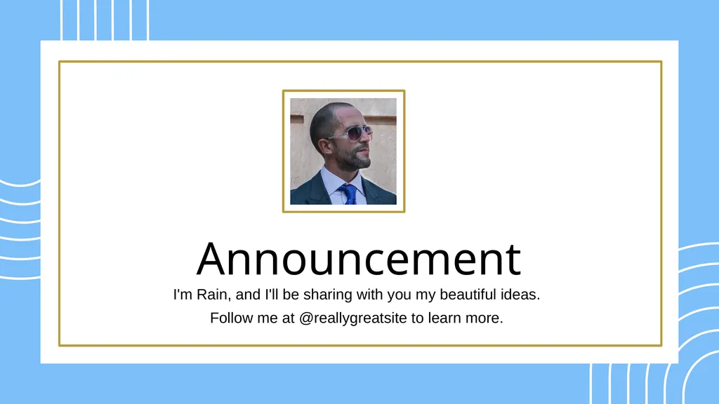 Minimalistic Newsletter Here is the start of the - slide 3 of 28