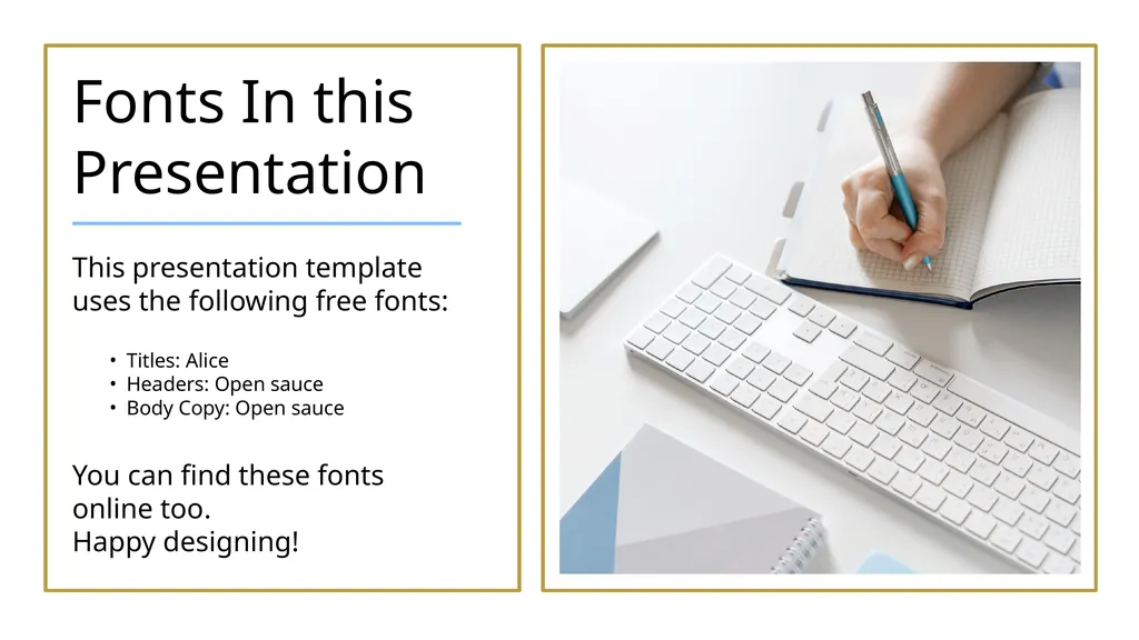 Minimalistic Newsletter Here is the start of the - slide 25 of 28