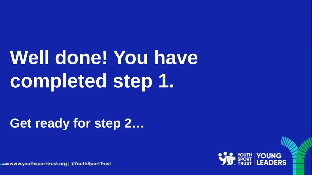 Getting started as a Youth Sport Trust Young - slide 33 of 33
