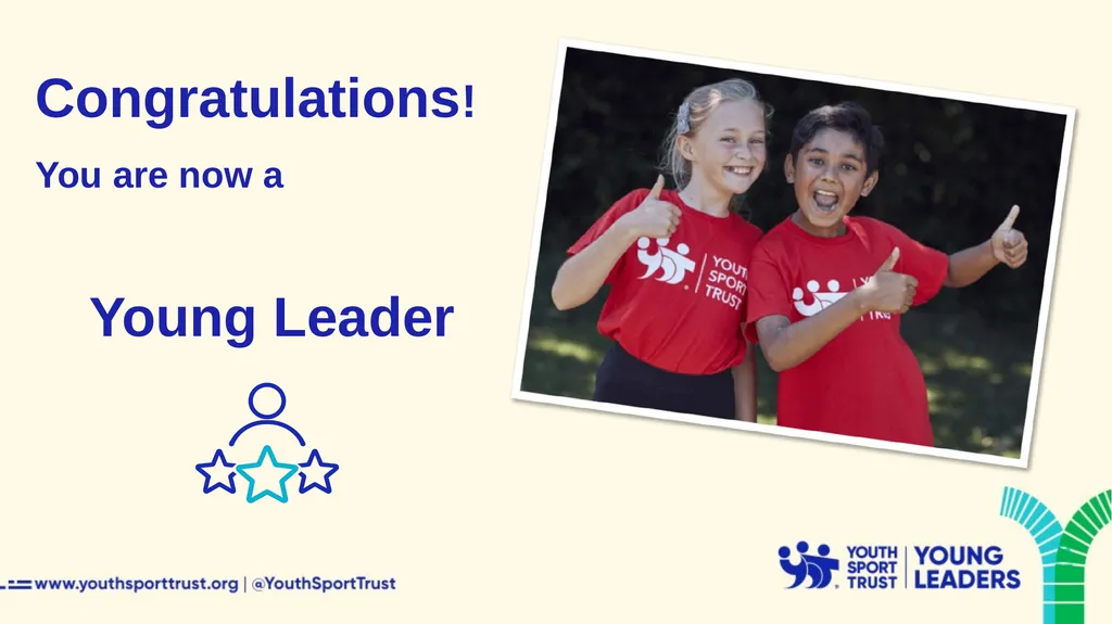 Getting started as a Youth Sport Trust Young - slide 3 of 33