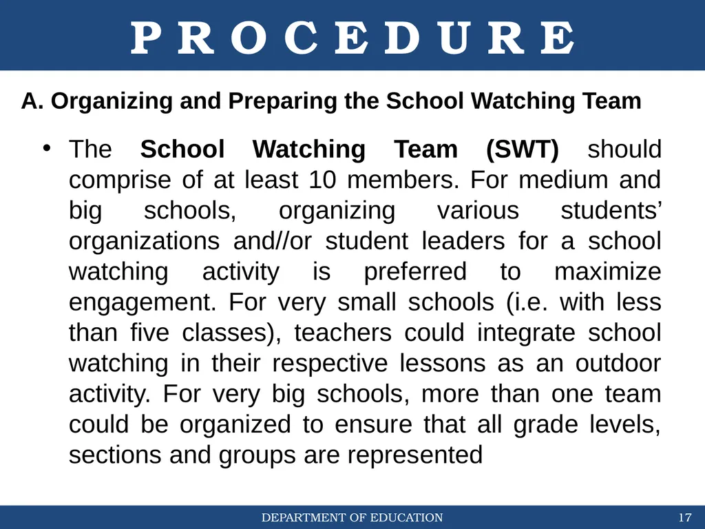 STUDENT-LED SCHOOL WATCHING & HAZARD MAPPING (DO # - slide 17 of 30